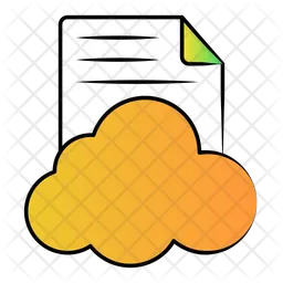 Cloud File  Icon