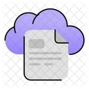 Cloud File Cloud Data Cloud Document Icon