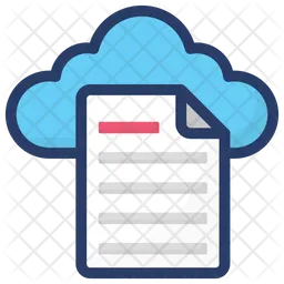 Cloud File  Icon