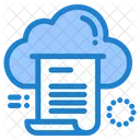Cloud File Load  Icon
