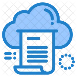 Cloud File Load  Icon