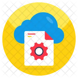 Cloud File Management  Icon