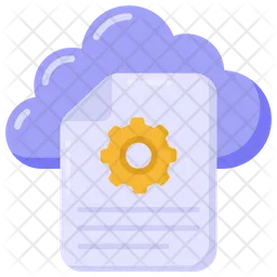 Cloud File Settings  Icon