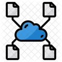 Cloud file transfer  Icon
