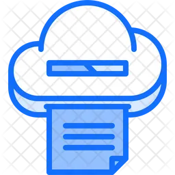 Cloud File Upload  Icon