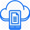 Cloud File Upload Cloud Upload Phone Icon
