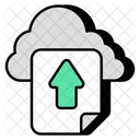 Cloud File Upload Data Upload Cloud Data Transfer Icon