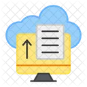 Cloud File Uploading Icon