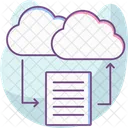 Cloud Files Cloud Data Icon