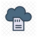 Files Cloud Document Icon