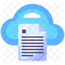Cloud Files Database Storage Icon