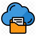 Cloud files storage  Icon