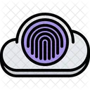 Cloud-Fingerabdrucksperre  Symbol