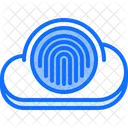 Cloud-Fingerabdrucksperre  Symbol