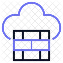 Cloud Firewall Technology Network Icon
