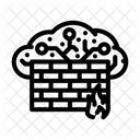 Firewall Cloud Computing Icon