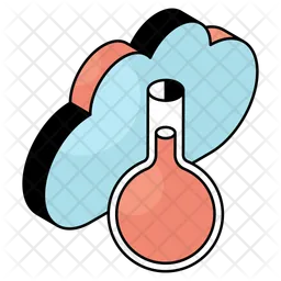 Cloud Flask  Icon