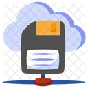 Cloud Floppy Floppy Disk Cloud Storage Icon