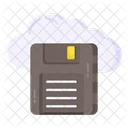 Cloud Floppy Floppy Disk Diskette Icon