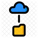 Cloud Folder Link Icon