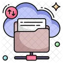 Cloud Folder Cloud File Cloud Document Icon
