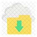 Cloud Folder Cloud Storage Cloud Data Icon