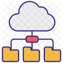 Cloud folder  Icon