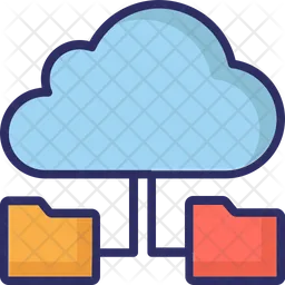 Cloud Folder  Icon