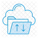 Cloud Folder Download Icon
