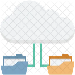 Cloud Folder  Icon