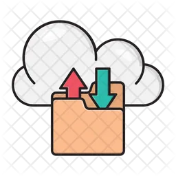 Cloud Folder  Icon