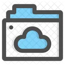 Cloud Folder Online Folder Cloud Computing Icon