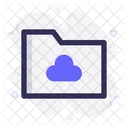 Cloud Folder Cloud Storage Icon