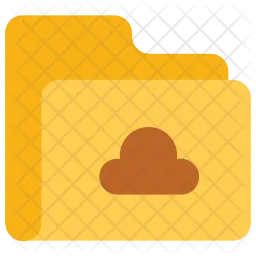 Cloud folder  Icon