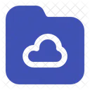 Cloud Folder Storage Computing Icon