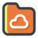 Cloud Folder Storage Computing Icon