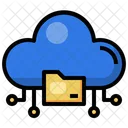 Cloud Folder Folder Data Transfer Icon