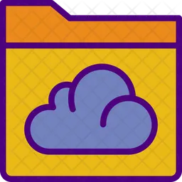 Cloud Folder  Icon