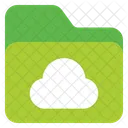 Cloud Folder  Symbol