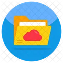Cloud Folder  Symbol