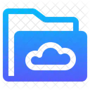 Folder Cloud Save Icon