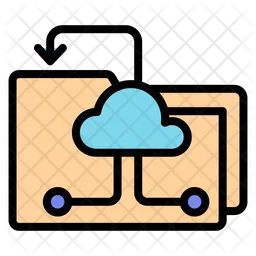 Cloud Folder  Icon