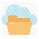 Cloud Folder Sharing Icon