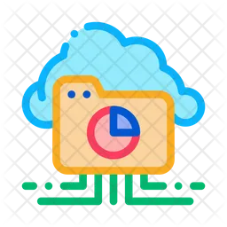 Cloud Folder Analysis  Icon