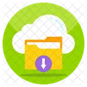 Cloud Folder Download  Symbol