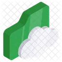 Cloud Folder Cloud Binder Cloud Document Icon