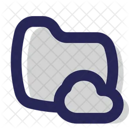 Cloud folder  Icon