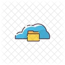 Cloud folder  Icon