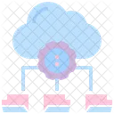 Cloud folder  Icon