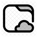 Cloud Folder  Icon